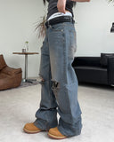 Alp Dusty Damage Denim Pants