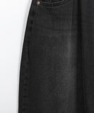 Danmi Summer Black Blue Washing Denim Balloon Pants