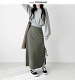 Knotted Long Skirt