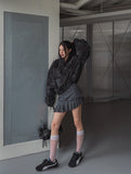 Festry unbalanced skirt