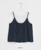 Fildor Flower Layered Sleeveless Blouse
