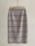 Genua Tweed H-Line Skirt