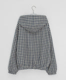 Modit Reversible Check Hood Windbreaker