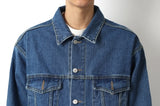 Oversize denim jacket Blue