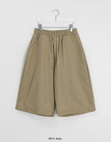 Gohins Cotton Banding Bermuda Pants