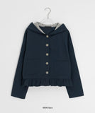 Ryukon Check Frill Short Jacket