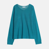 Air V-neck Linen Long Sleeve Knit