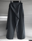 Blend Wrap Skirt Pants