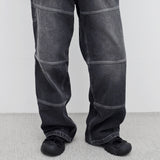 (Unisex) Liza Pocket Wide Denim Pants