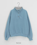 Dannock Anorak Half Zip Brushed Sweatshirt