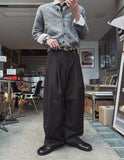 Mono Two-Tuck Wide Slacks