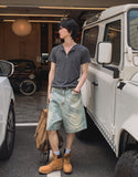 Pier Adjust Bermuda Denim Pants