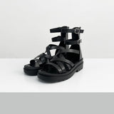Serendy Buckle Platform Sandals