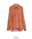 Stone Dyeing Wrinkle Over Shirt