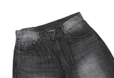 Timer Black Washed Wide Denim