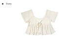 Quni Frill Bolero Strap Cardigan