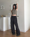 Keple Bijo Cargo Pocket Wide Denim Pants