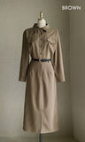 Kerielle Belted Collar One Piece