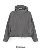 Rippen diagonal zipper windbreaker