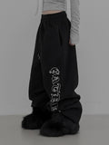 Winter Lettering Fleece Pants