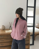 Mickle Track Color Matching Snap Rivet Overfit Hoodie
