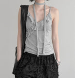 Illif Ruffle Scarf Sleeveless