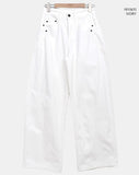 Winky Cotton Wide Pants