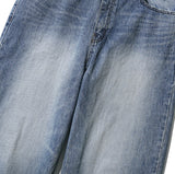 Need Dart Wide Blue Denim Pants