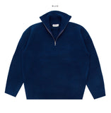 Rocco Half Zip Up Overfit Knit