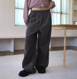 Xion Dot Dot Dot Corduroy Corduroy Corduroy Wide Track Pants