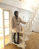 Mikal Overfit Fur Duffle Coat