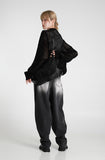Slide Balloon Denim Pants
