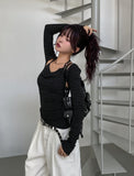 Jatte Dot Drape Halter Sleeveless Bolero Set