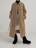 Peach Stripe Long Muffler