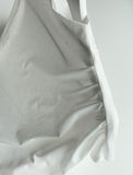 [ EEUN MADE ] Unbalance Shirring turtleneck Top