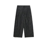 DENIM PINTUCK SLACKS