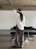 Gelato Summer Boxy See-through Hood Long Sleeve Shirt Cardigan