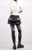 Plimer shirring off-shoulder t-shirt