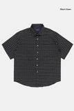 Forest check over half shirt