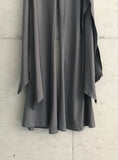 Ribbon Shirring Bootcut Pants