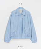 Sikone Seersucker Stripe Collar Jacket