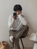Kir Rib See-Through Long Sleeve