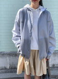 [unisex] Hishan Cut Two-Way Hood Windbreaker
