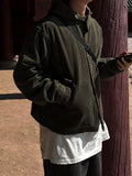Borden Corduroy Hooded Short Coat