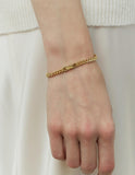 Essence Silver Wrap Diamond Curb Chain Bracelet 0.3CT