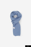 Soft ribbed knit muffler