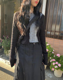 Zana Cable Color Crop Knit