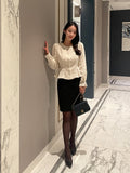 Miato brushed H-line skirt