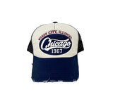 Chicago Damage Mesh Ball Cap