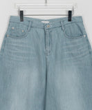 Leha Washing Half Denim Pants